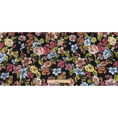 Mood Exclusive Black Inflorescent Wonderwork Spotted Viscose Jacquard