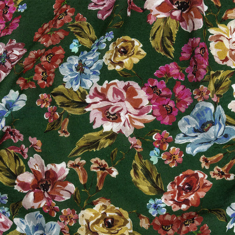 Mood Exclusive Emerald Inflorescent Wonderwork Spotted Viscose Jacquard