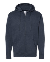 Independent Trading Co. Unisex Midweight Full-Zip Hooded Sweatshirt