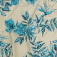 Cotton Poplin Print - Aqua Floral - Mood Exclusive Seaside Serenity