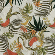 Stretch Cotton Twill Print - Green Palm Leaves and Fruit - Mood Exclusive Fruitful Circumstances