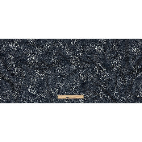 Mood Exclusive Navy Windswept Fields Stretch Cotton Sateen