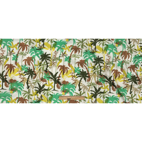 Mood Exclusive White Paradise Palms Stretch Cotton Sateen