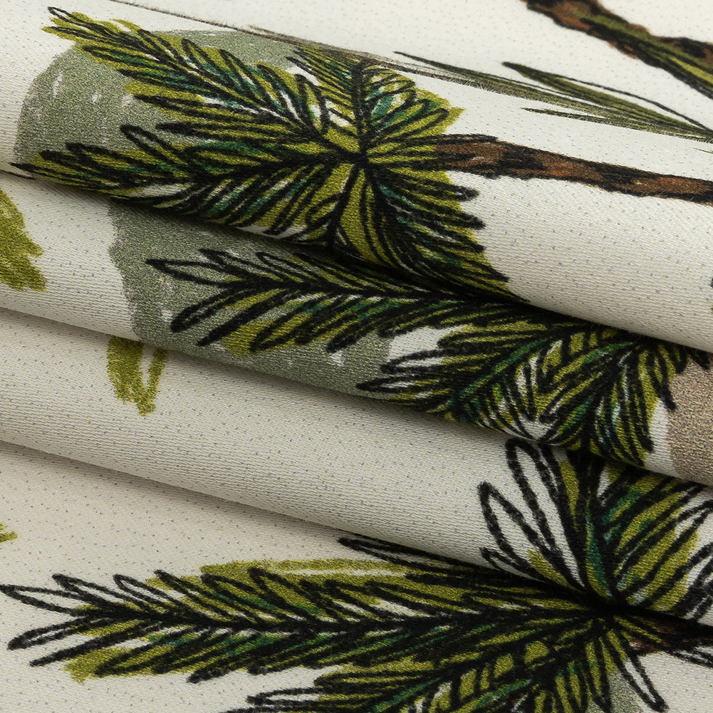 Mood Exclusive Ivory Island Oasis Stretch Cotton Sateen