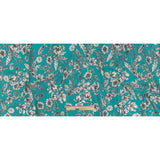 Mood Exclusive Turquoise Dandelion Drift Stretch Cotton Woven