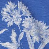 Mood Exclusive Cobalt Blue Camellia Mirage Stretch Cotton Woven