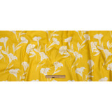 Mood Exclusive Yellow Bellflower Breeze Stretch Cotton Woven