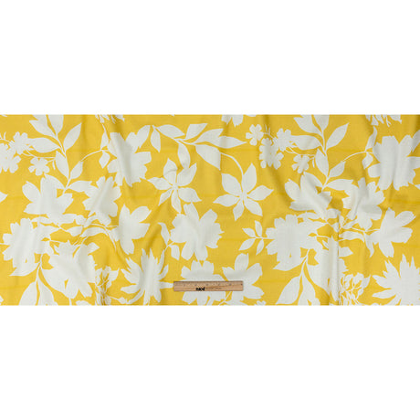 Mood Exclusive Yellow Sultry Silhouettes Stretch Cotton Woven
