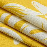 Mood Exclusive Yellow Feverish Foliage Stretch Cotton Woven