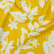 Mood Exclusive Yellow Feverish Foliage Stretch Cotton Woven