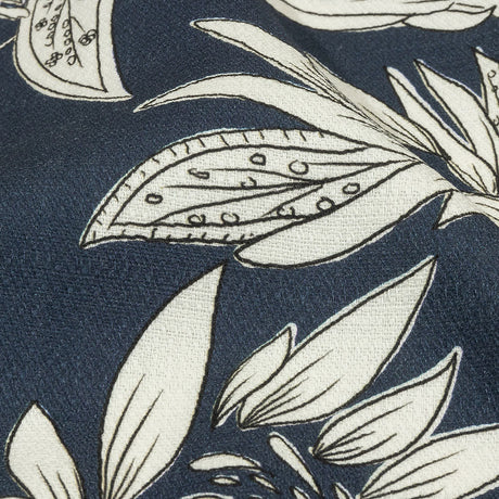 Mood Exclusive Blue Illustrated Cultivation Stretch Cotton Woven
