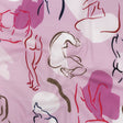 Mood Exclusive Pale Pink Gestural Expressions Stretch Cotton Poplin