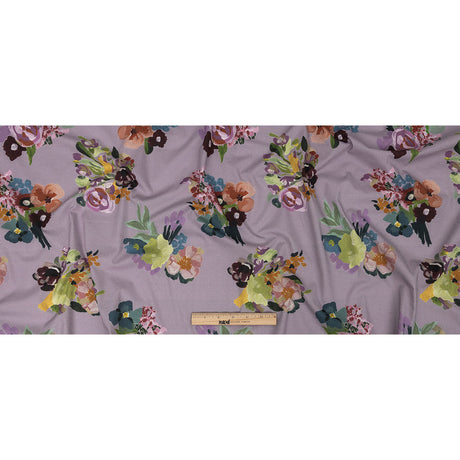 Mood Exclusive Lilac Proper Perfume Stretch Cotton Poplin