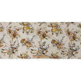Mood Exclusive Ivory Just Because Bouquet Stretch Cotton Poplin