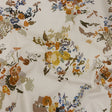 Mood Exclusive Ivory Just Because Bouquet Stretch Cotton Poplin
