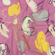 Mood Exclusive Hot Pink Gestural Expressions Stretch Cotton Poplin
