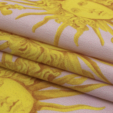 Mood Exclusive Rays of Gold Stretch Cotton Poplin