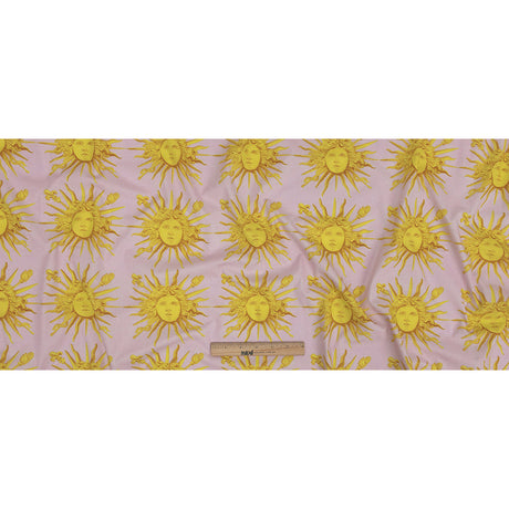 Mood Exclusive Rays of Gold Stretch Cotton Poplin