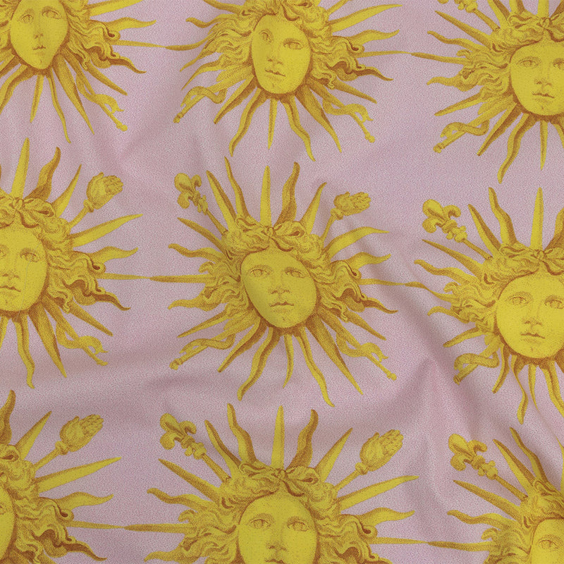 Mood Exclusive Rays of Gold Stretch Cotton Poplin