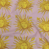 Mood Exclusive Rays of Gold Stretch Cotton Poplin