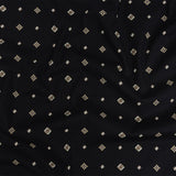 Mood Exclusive Black Geometric Gems Stretch Cotton Poplin