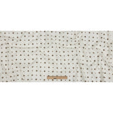Mood Exclusive Off-White Geometric Gems Stretch Cotton Poplin