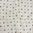 Mood Exclusive Off-White Geometric Gems Stretch Cotton Poplin