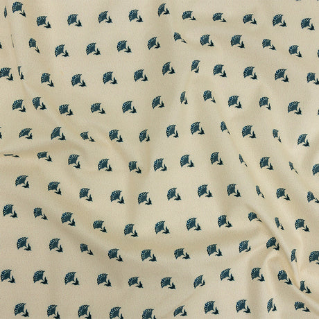 Mood Exclusive Impala Floral Fans Stretch Cotton Poplin