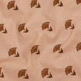 Mood Exclusive Creamcicle Fanned Florals Stretch Cotton Poplin