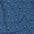 Mood Exclusive Dusty Blue Evil Eye Stretch Cotton Poplin
