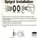 Rubbermaid 2624-L3 Spigot Kit