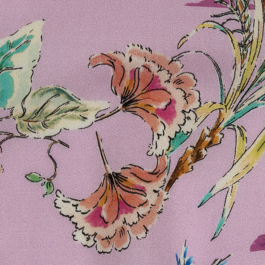 Mood Exclusive Orchid Pursuit of Paradise Cotton Voile