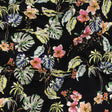 Mood Exclusive Black Hibiscus Haven Cotton Voile