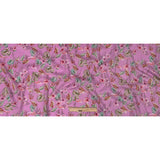 Mood Exclusive Pink Lavender Hibiscus Haven Cotton Voile