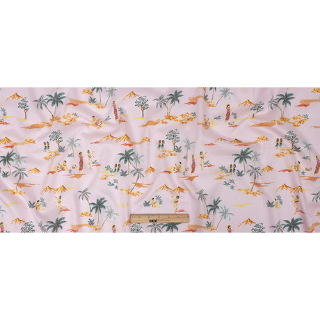 Mood Exclusive Pale Pink Island Idyll Cotton Voile