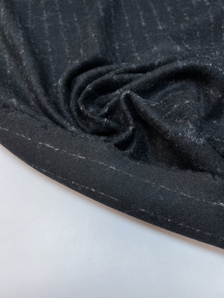 Wool Knitted Fabric Melange Stretch