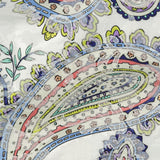 Stretch Floral Jacquard Print - Navy and White Paisley - Mood Exclusive Grandiose Gems