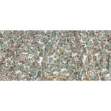 Stretch Floral Jacquard Print - Teal and Saffron Dense Paisley - Mood Exclusive Precious Paisleys