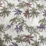 Mood Exclusive Purple and Red Casual Coronation Cotton and Viscose Gauze