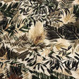 Mood Exclusive Ivory Take It or Leaf It Stretch Brushed Cotton Twill
