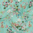 Cotton Voile Print with Metallic Dots - Seafoam Floral - Mood Exclusive April Awakening
