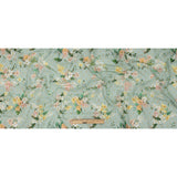 Cotton Voile Print with Metallic Dots - Seafoam and Baby Pink Floral - Mood Exclusive Bewitching Bliss