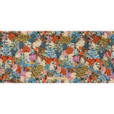 Cotton Stretch Twill Print - Black Floral - Mood Exclusive Bunches 0' Blooms