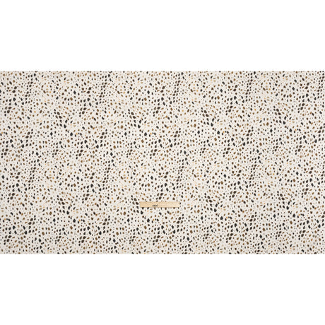 Cotton Poplin - Cream and Brown Animal Spots - Mood Exclusive Dappled Daring Print