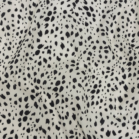 Mood Exclusive Off-White Dappled Daring Cotton Poplin