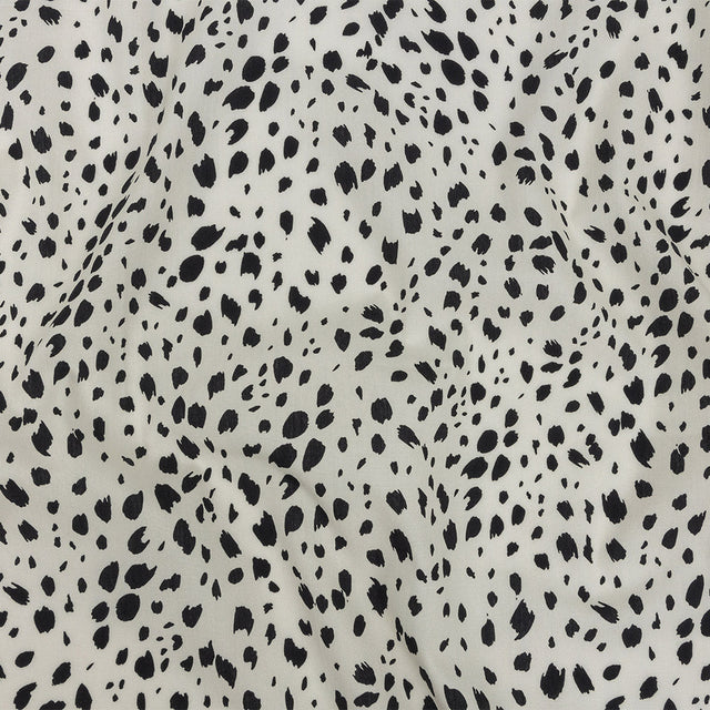 Mood Exclusive Off-White Dappled Daring Cotton Poplin