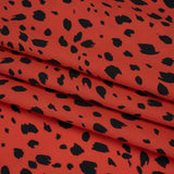 Mood Exclusive Red Dappled Daring Cotton Poplin