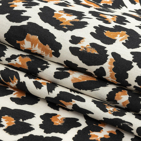 Mood Exclusive Ivory and Caramel Predator's Pride Cotton Poplin