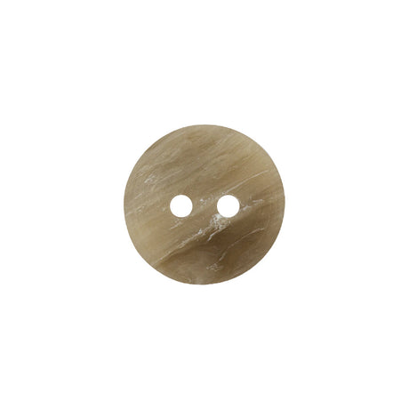 Agate Gray and Slate Green 2-Hole Low Convex Top Plastic Button - 24L/15mm