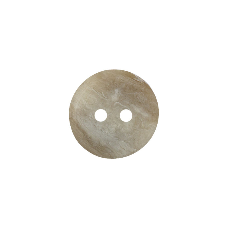 Agate Gray and Slate Green 2-Hole Low Convex Top Plastic Button - 24L/15mm